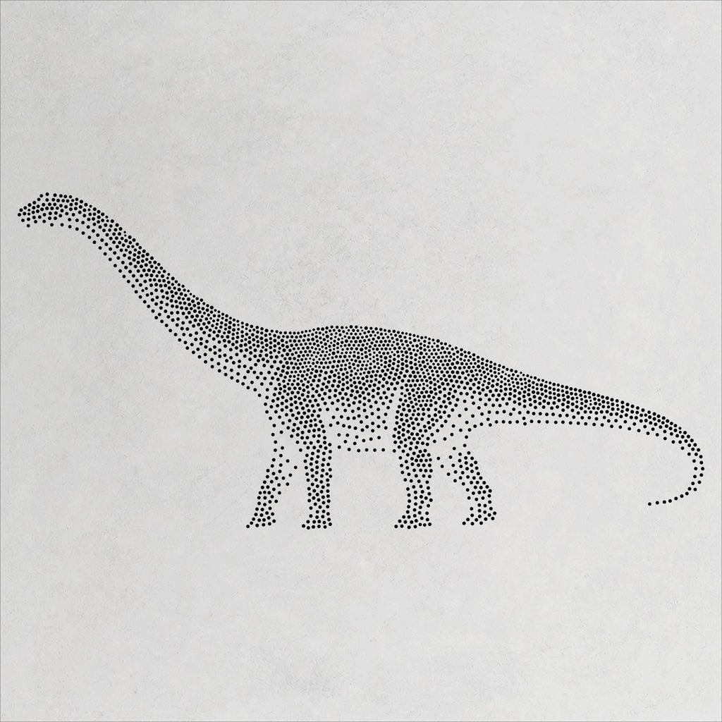 Diplodocus Dinosaur reusable Mylar stencil