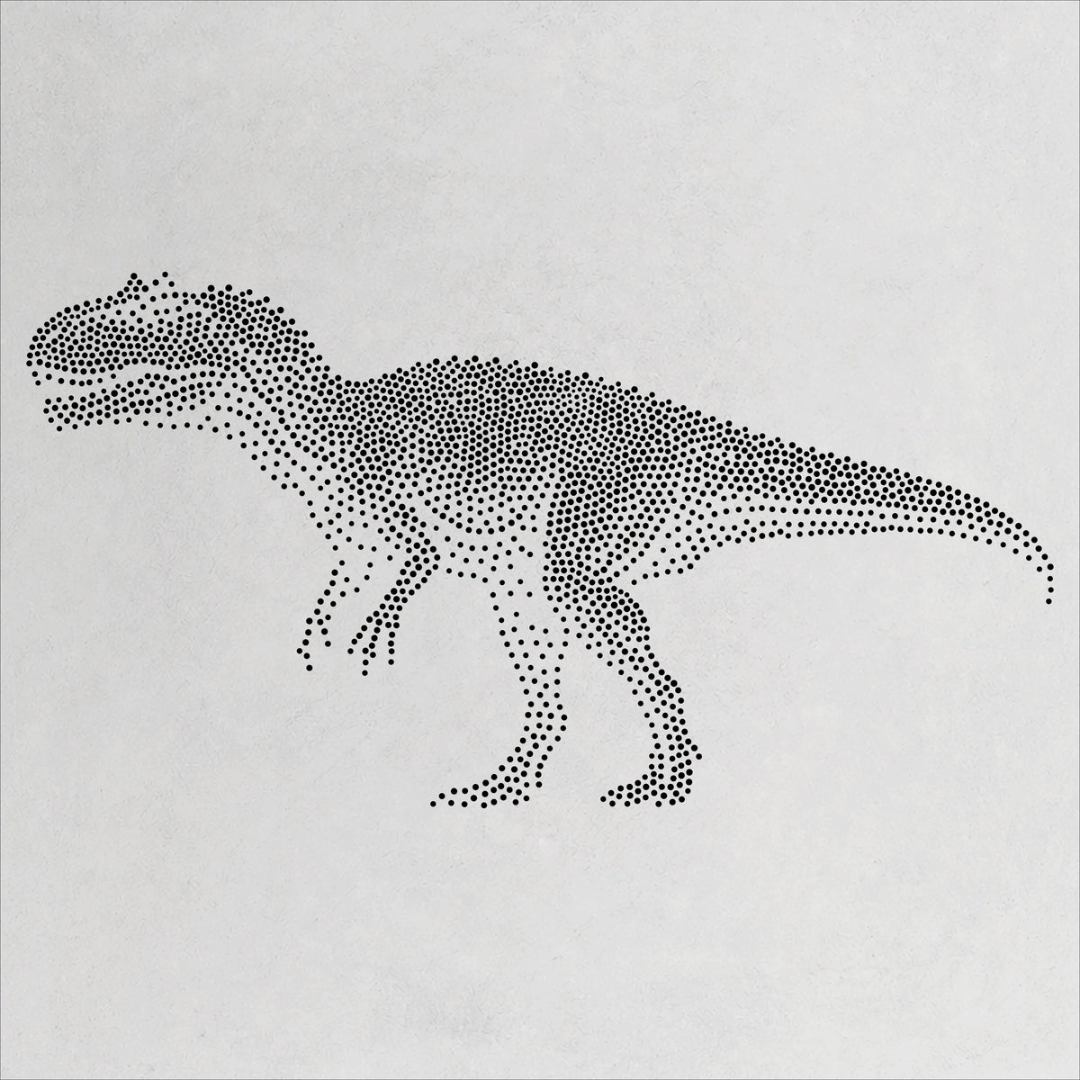 Allosaurus Dinosaur reusable Mylar stencil