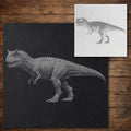 Carnotaurus Dinosaur reusable Mylar stencil