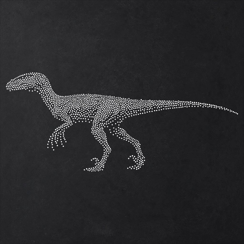 Deinonychus Dinosaur reusable Mylar stencil