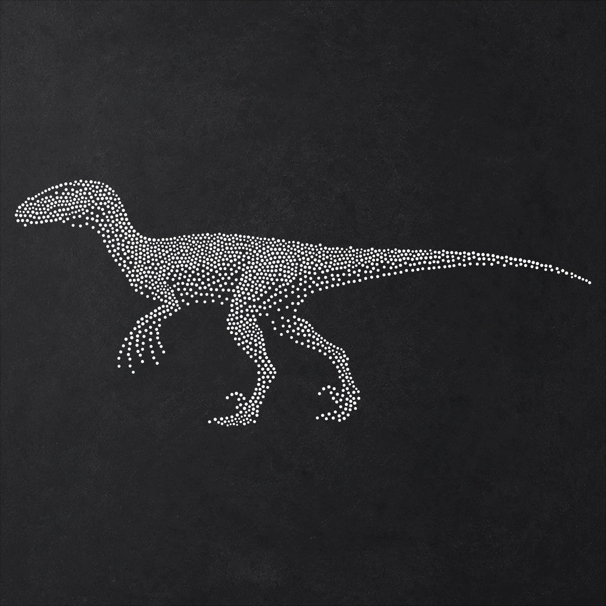 Deinonychus Dinosaur reusable Mylar stencil