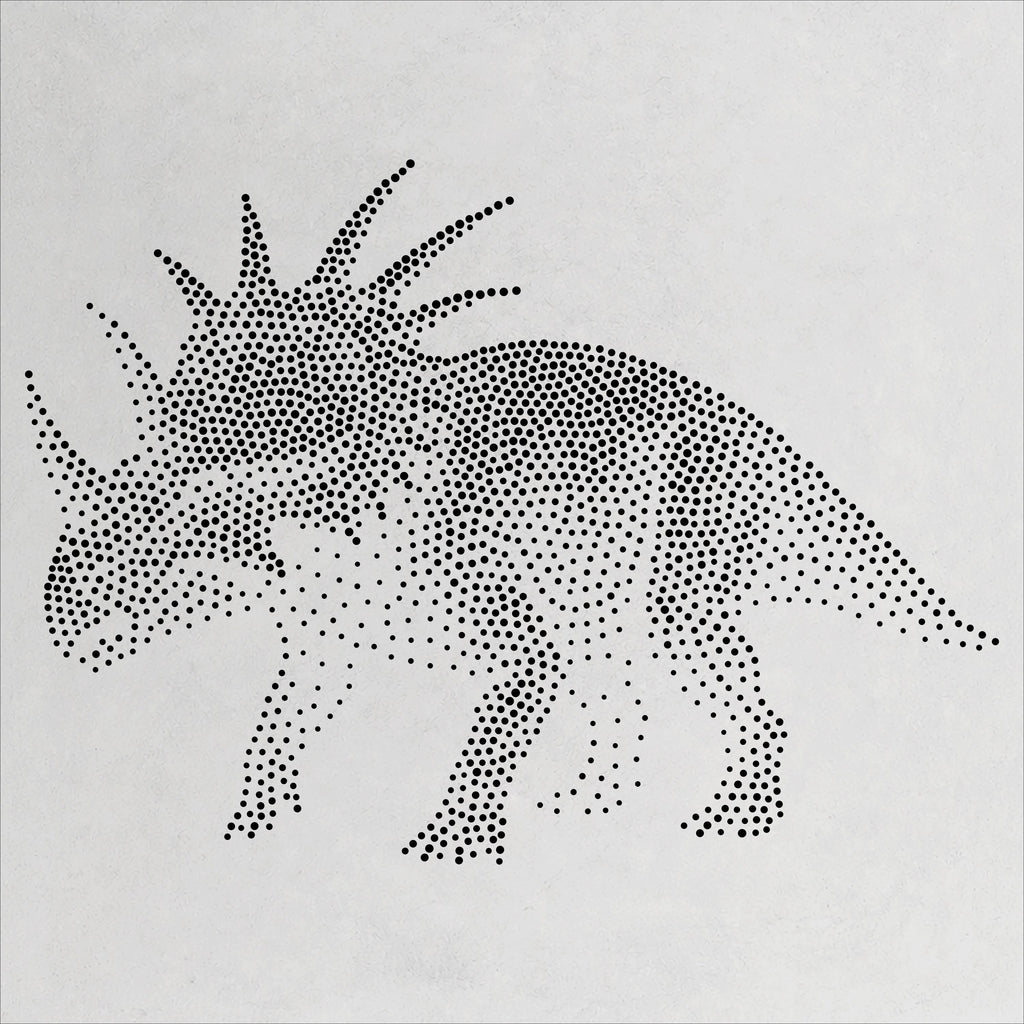 Styracosaurus Dinosaur reusable Mylar stencil