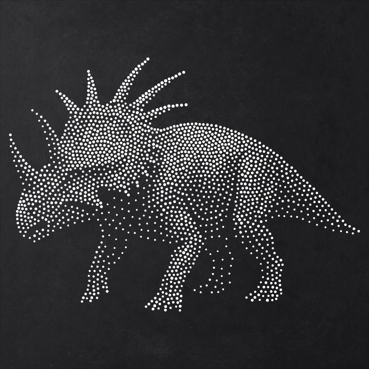 Styracosaurus Dinosaur reusable Mylar stencil
