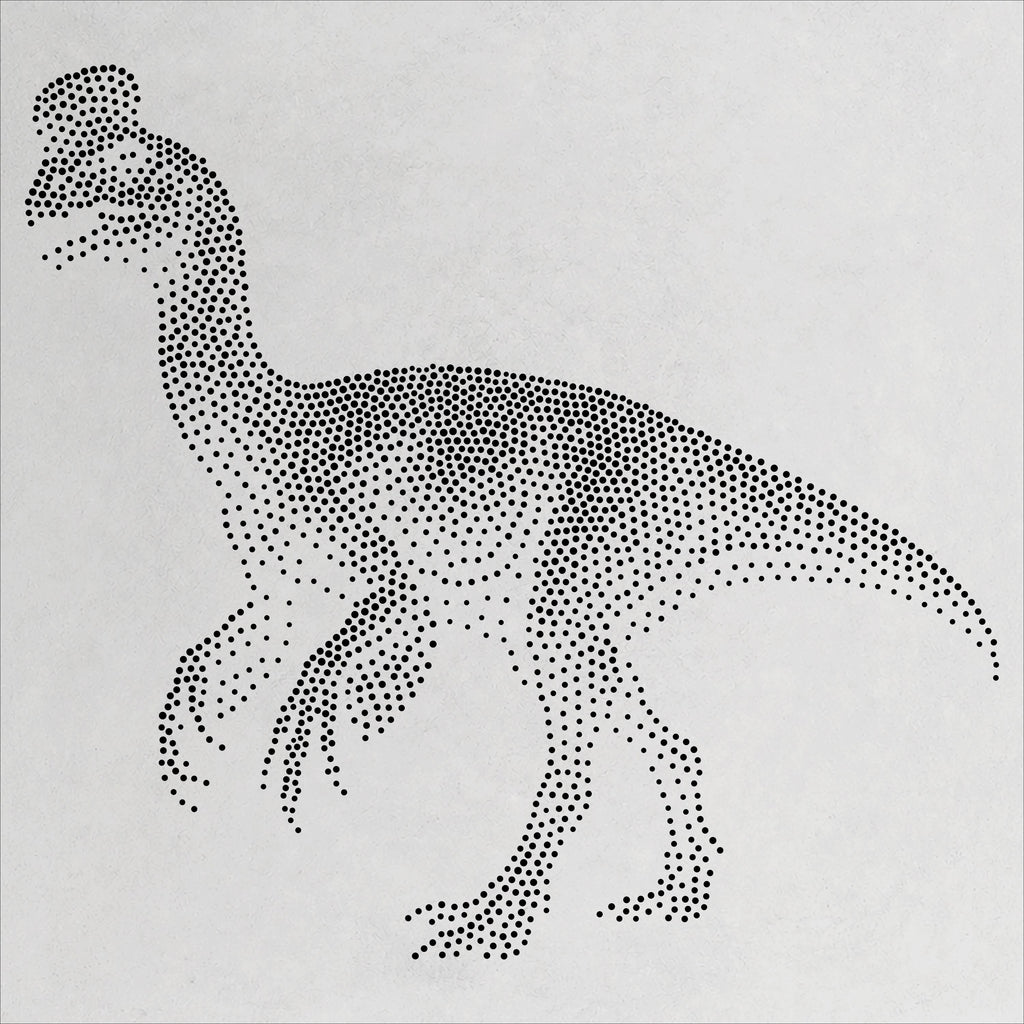 Oviraptor Dinosaur reusable Mylar stencil