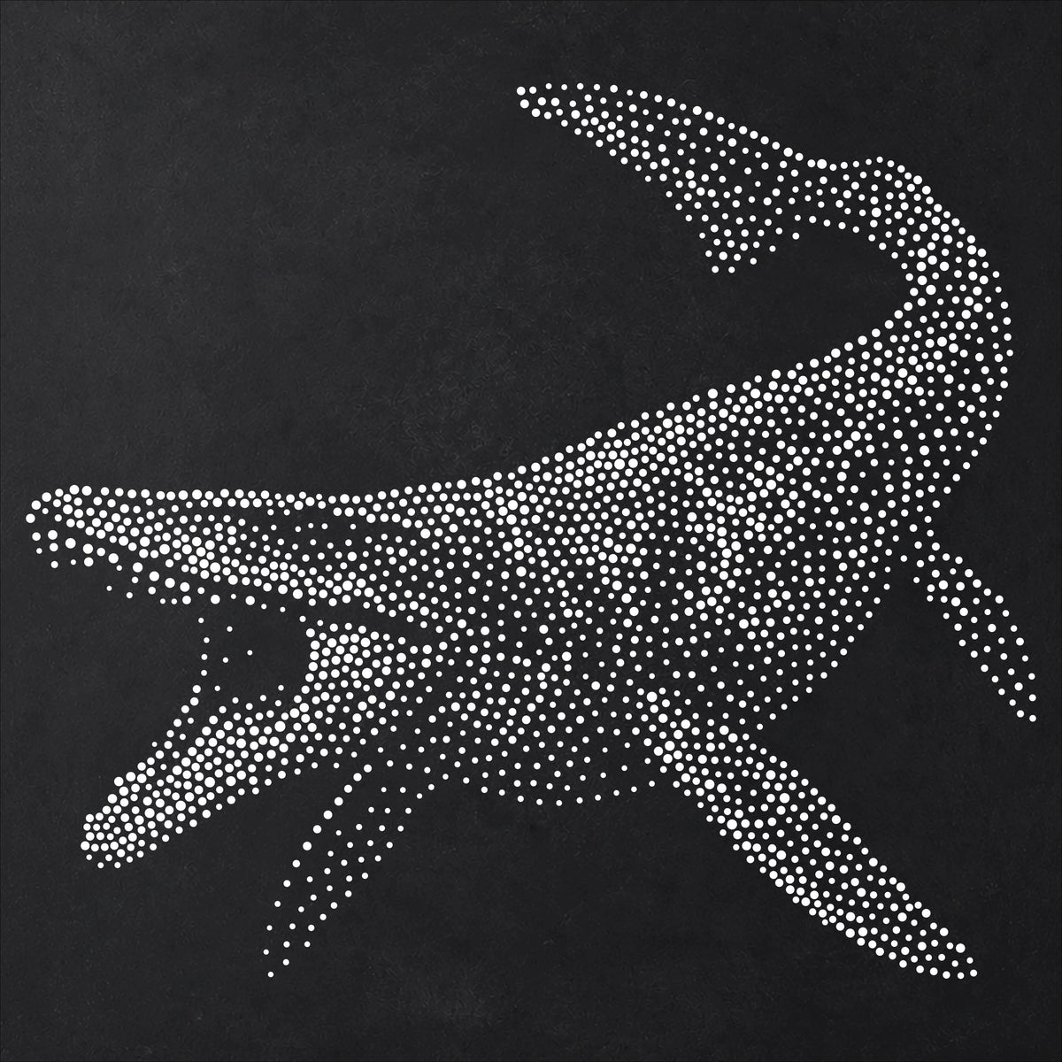Mosasaurus Dinosaur reusable Mylar stencil
