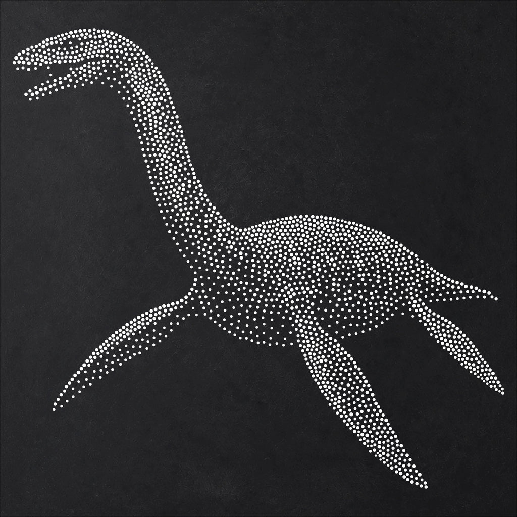 Plesiosaurus Dinosaur reusable Mylar stencil