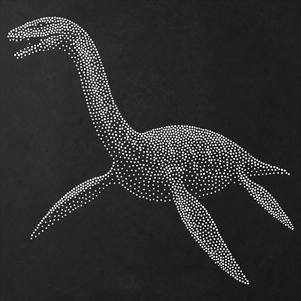 Plesiosaurus Dinosaur reusable Mylar stencil