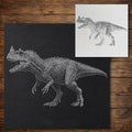 Ceratosaurus Dinosaur reusable Mylar stencil