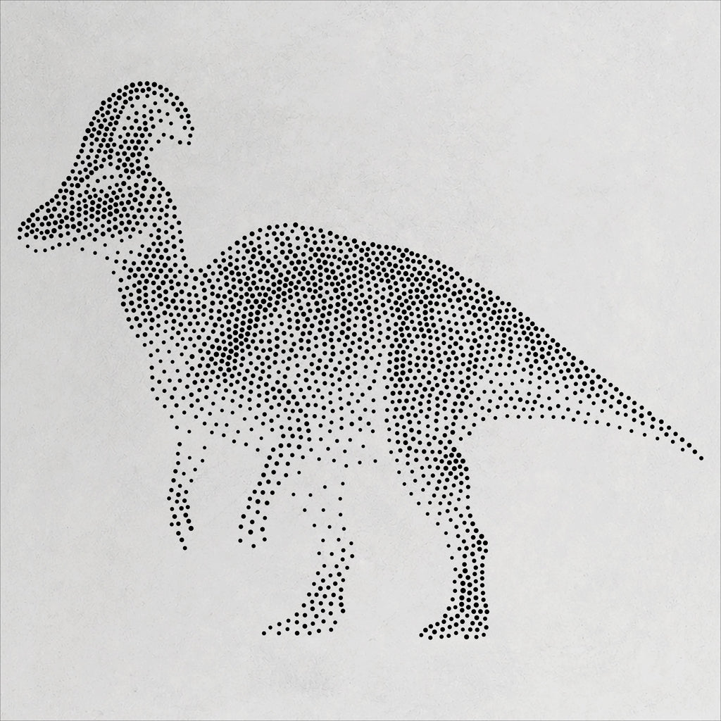 Corythosaurus Dinosaur reusable Mylar stencil