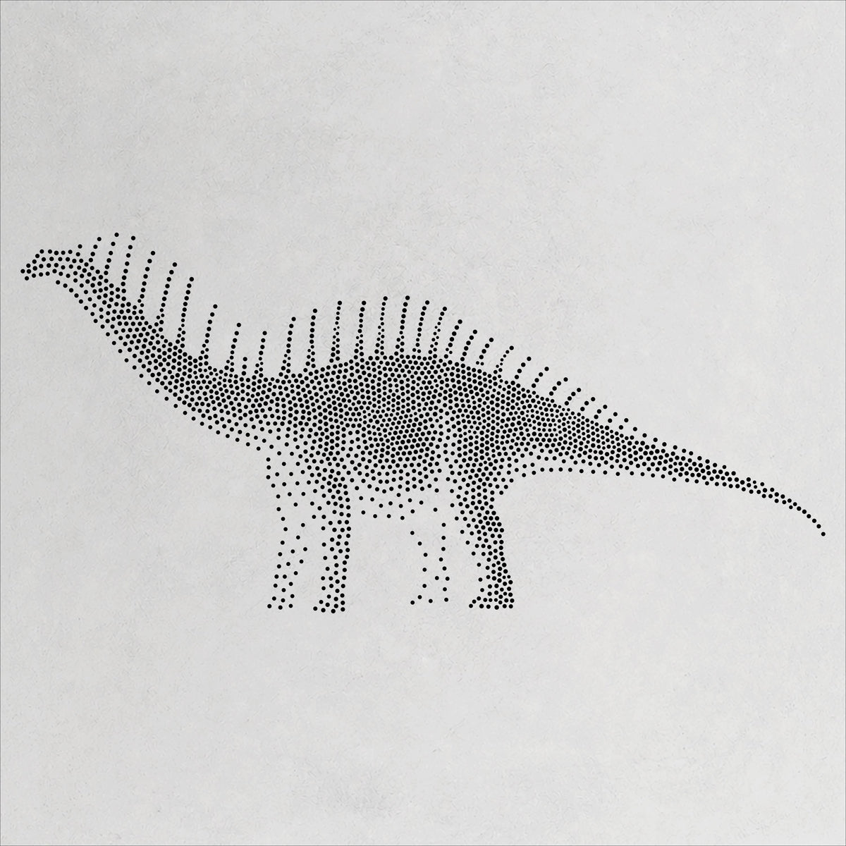 Amargasaurus Dinosaur reusable Mylar stencil