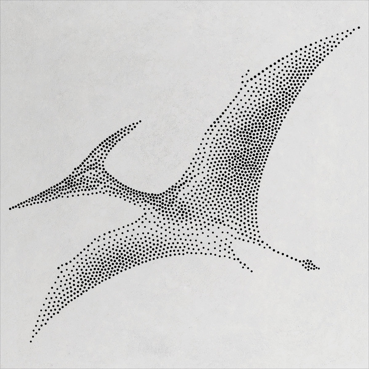 Pteranodon Pterosaur reusable Mylar stencil