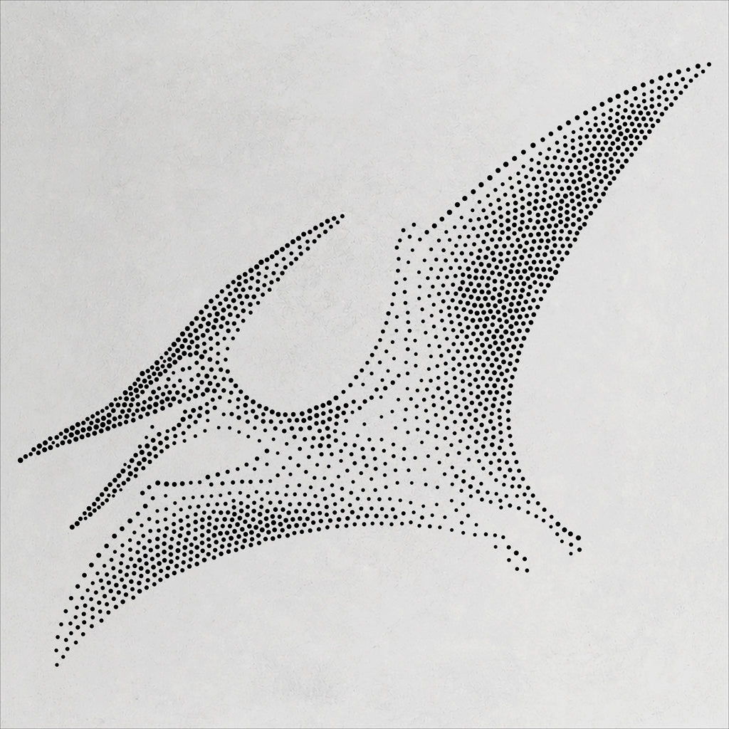 Pterodactyl Pterosaur reusable Mylar stencil