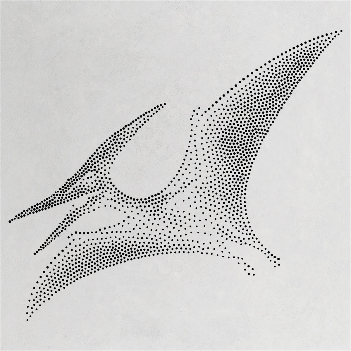 Pterodactyl Pterosaur reusable Mylar stencil