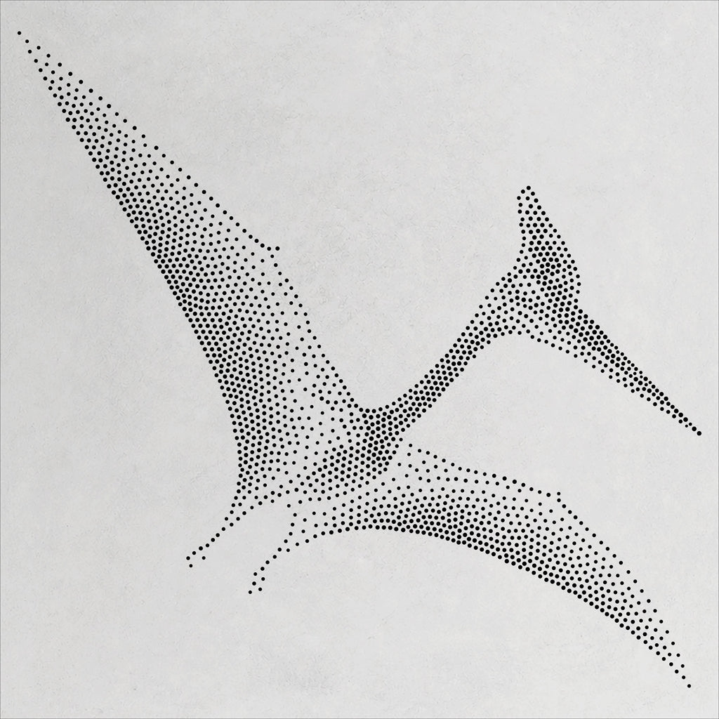 Quetzalcoatlu Pterosaur reusable Mylar stencil