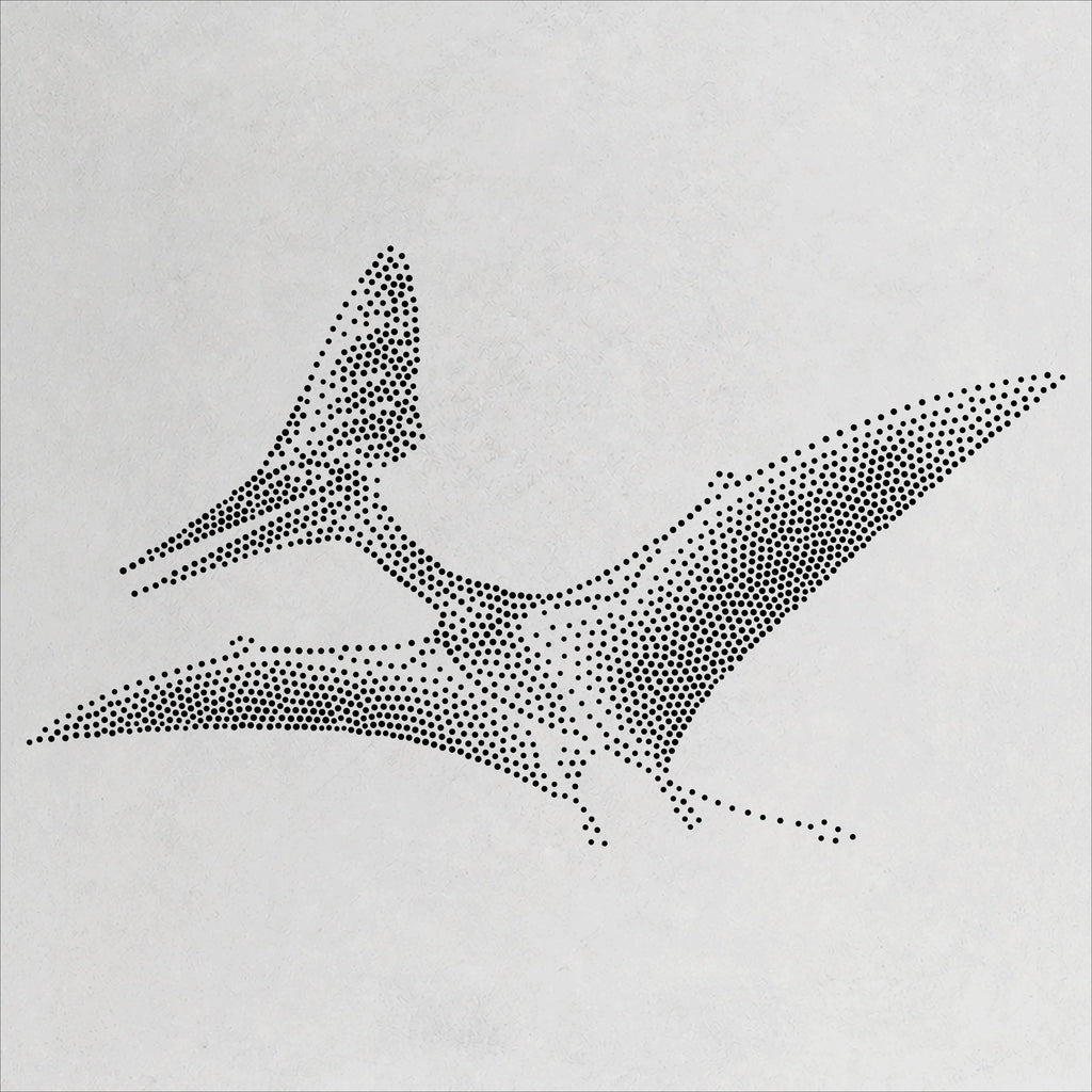 Tapejara Pterosaur reusable Mylar stencil