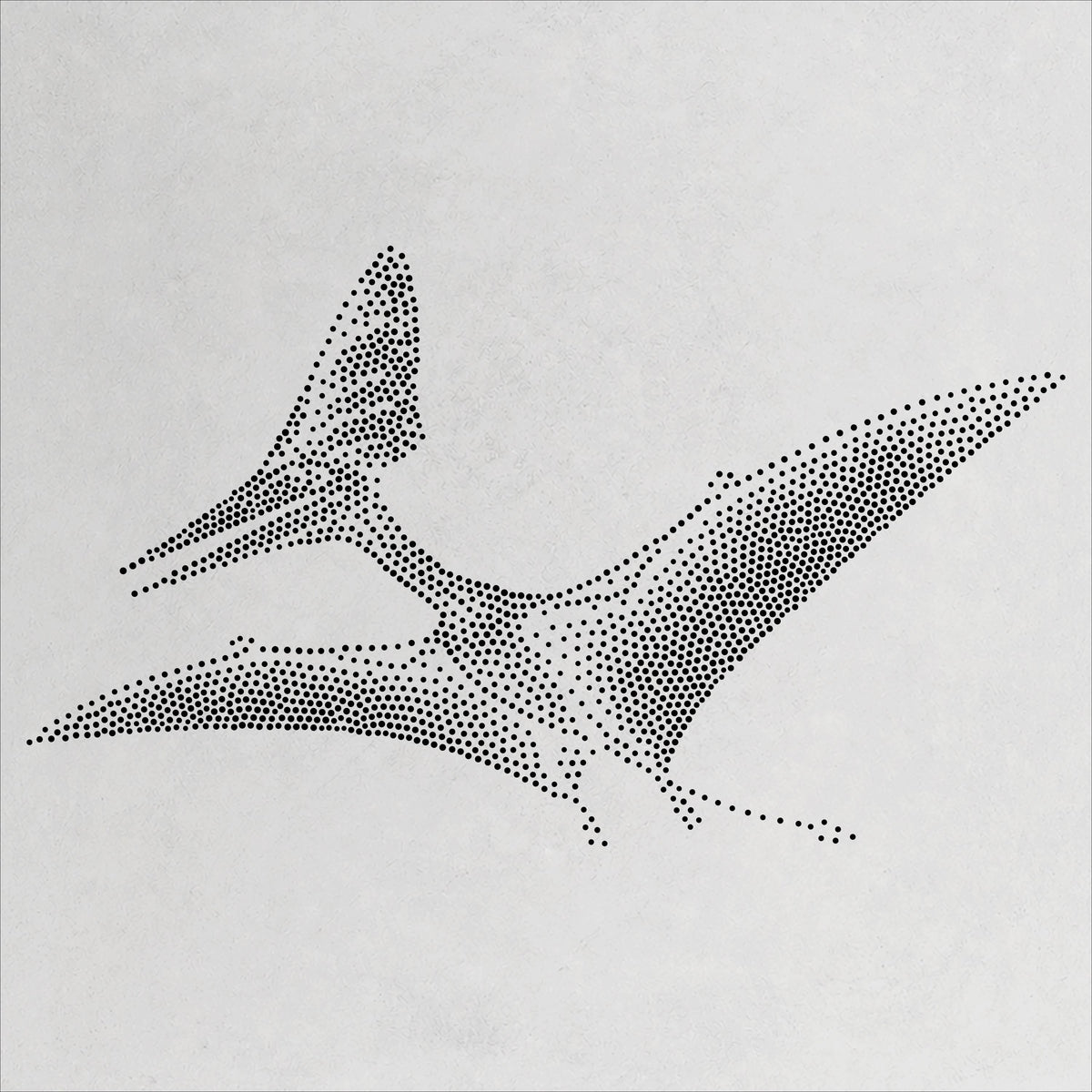 Tapejara Pterosaur reusable Mylar stencil