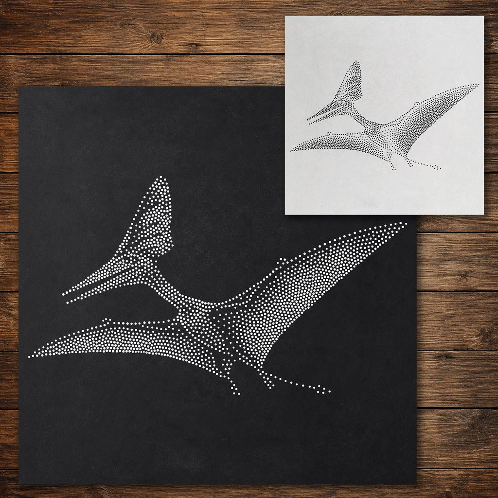 Tapejara Pterosaur reusable Mylar stencil