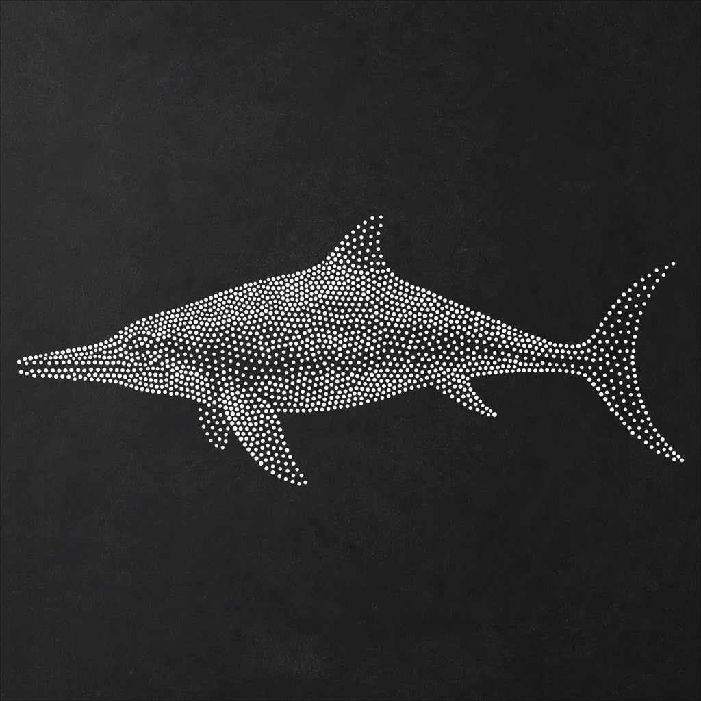 Ichthyosaurus Reptile reusable Mylar stencil