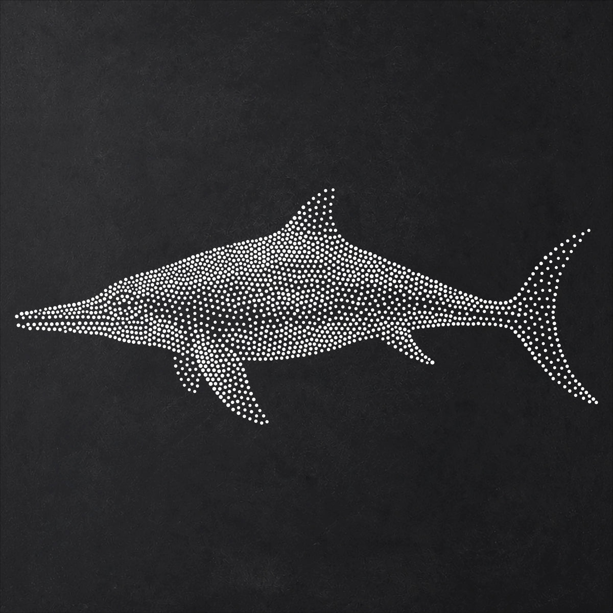 Ichthyosaurus Reptile reusable Mylar stencil