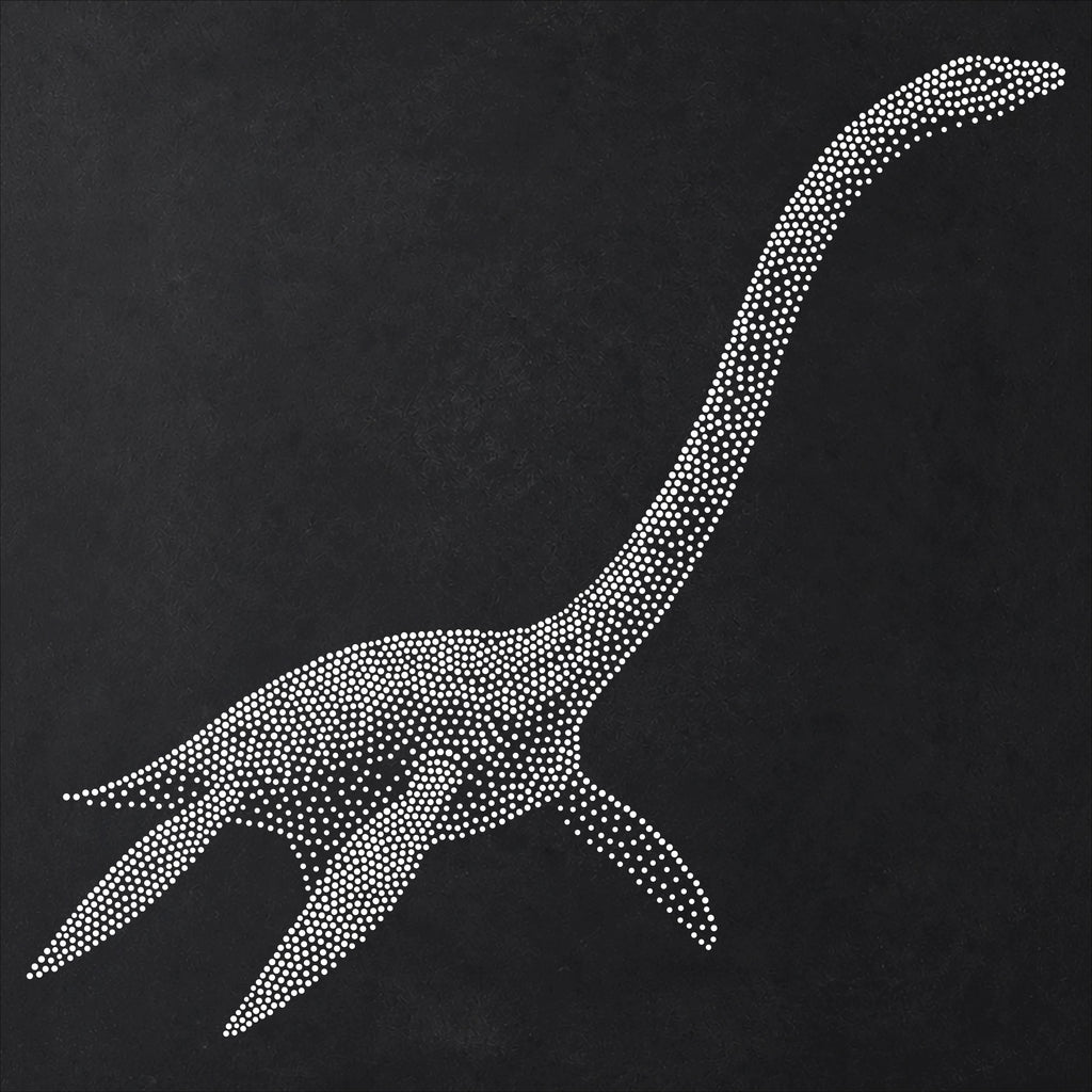Elasmosaurus Plesiosauria reusable Mylar stencil