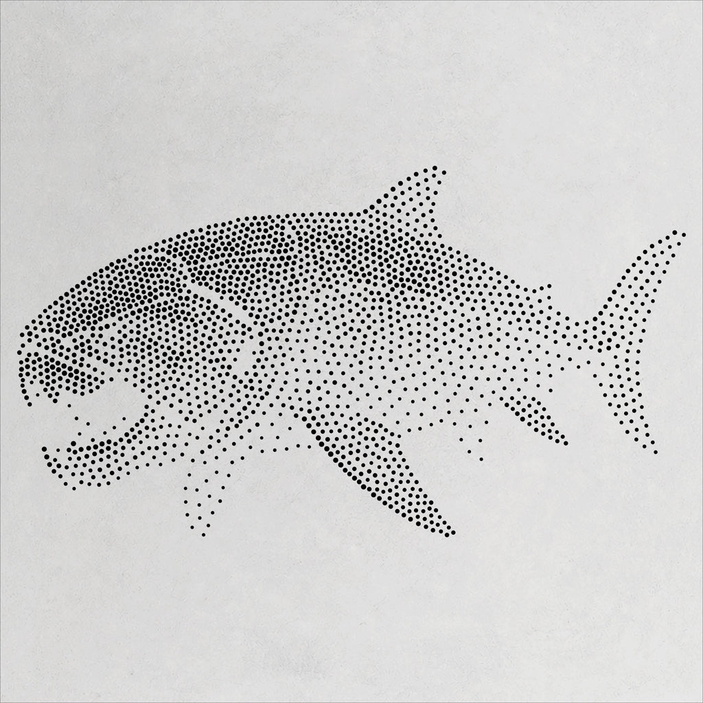 Dunkleosteus Placoderm reusable Mylar stencil