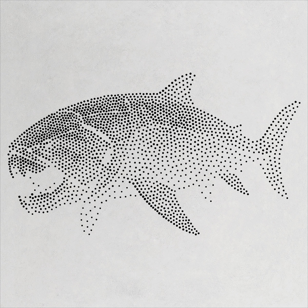 Dunkleosteus Placoderm reusable Mylar stencil