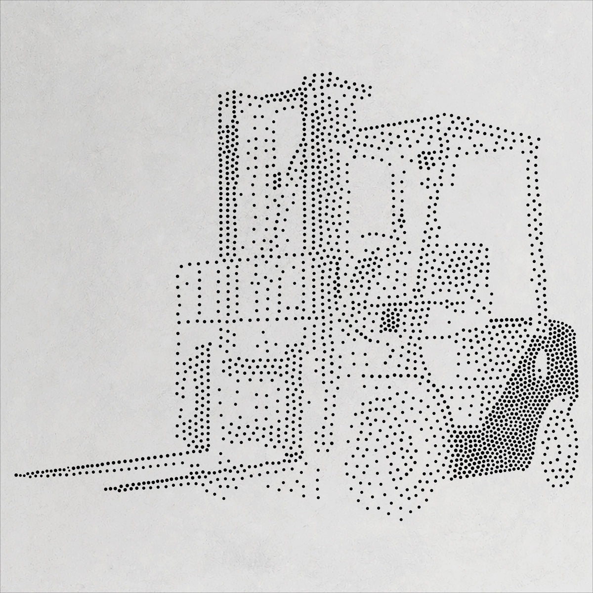Forklift Truck reusable Mylar stencil