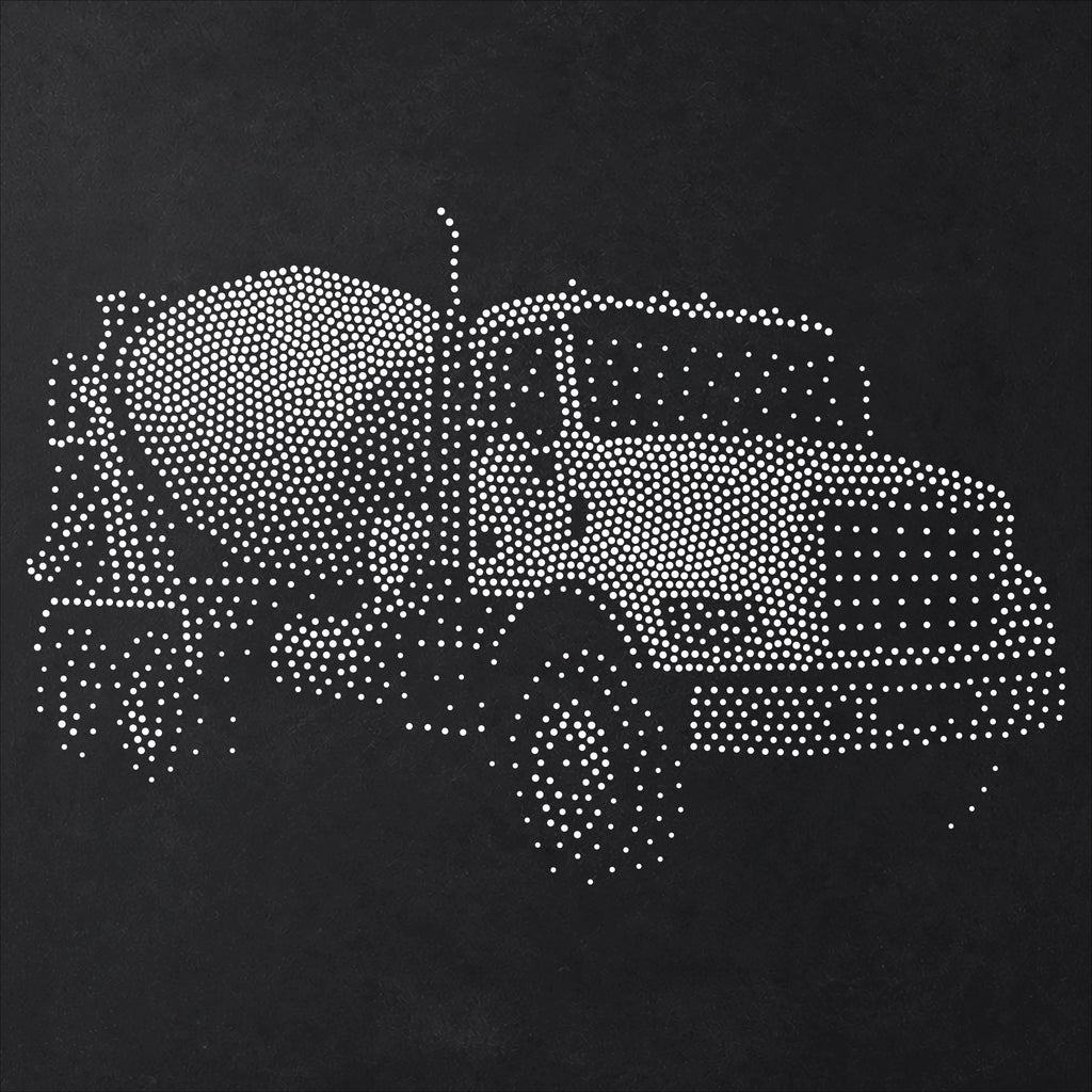 Cement Mixer Truck reusable Mylar stencil