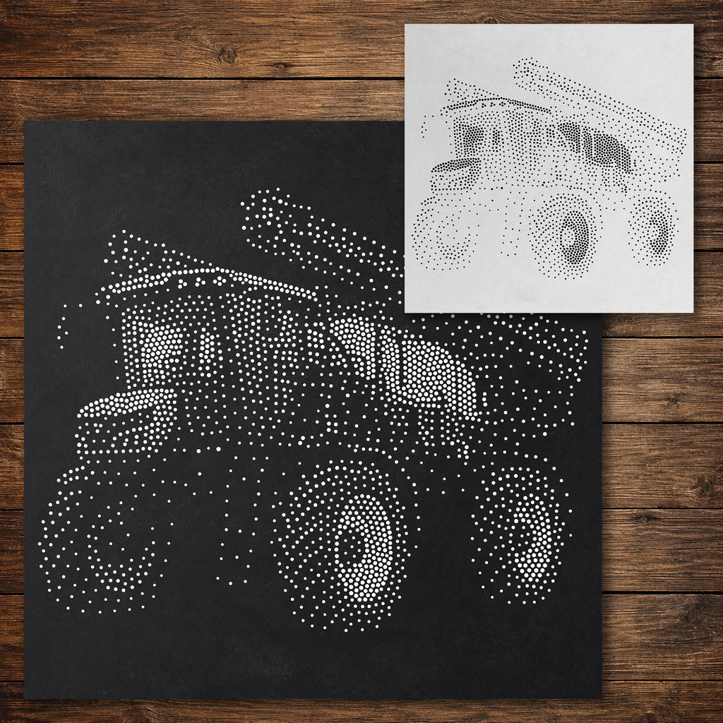Crop Sprayer reusable Mylar stencil