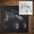 Crop Sprayer reusable Mylar stencil