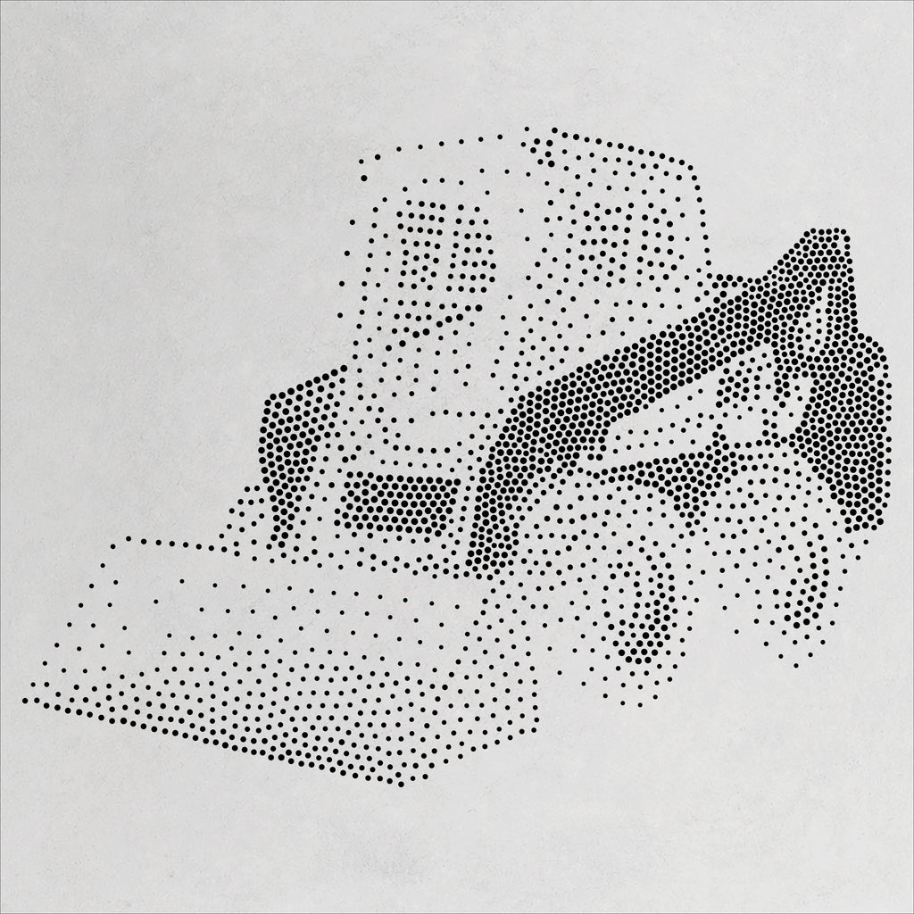 Skid Steer Loader reusable Mylar stencil