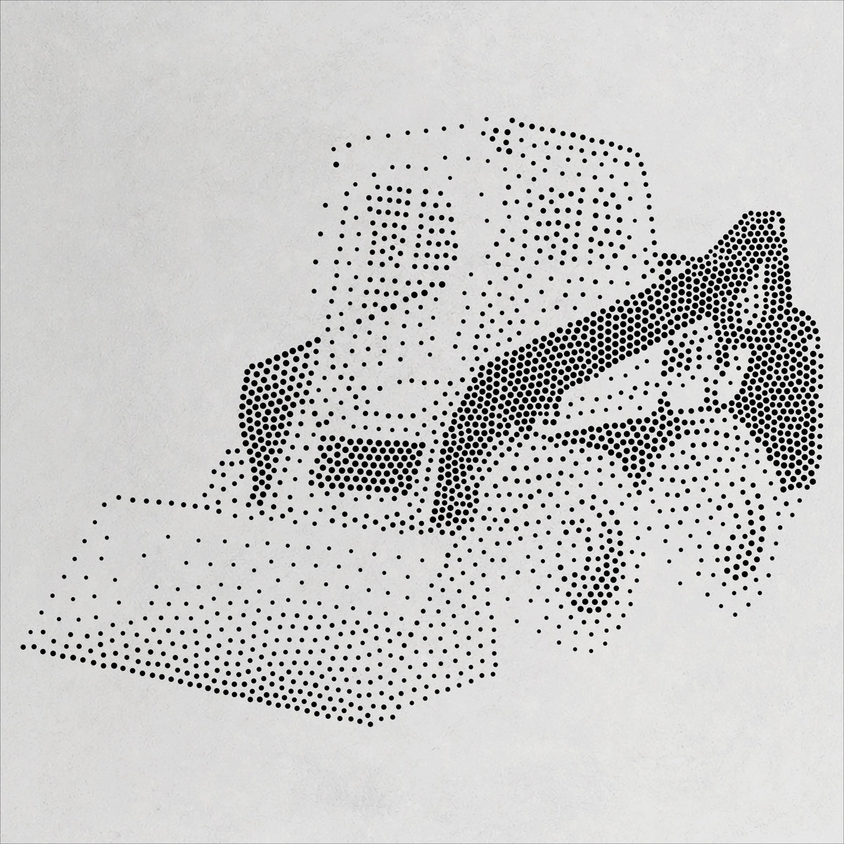 Skid Steer Loader reusable Mylar stencil