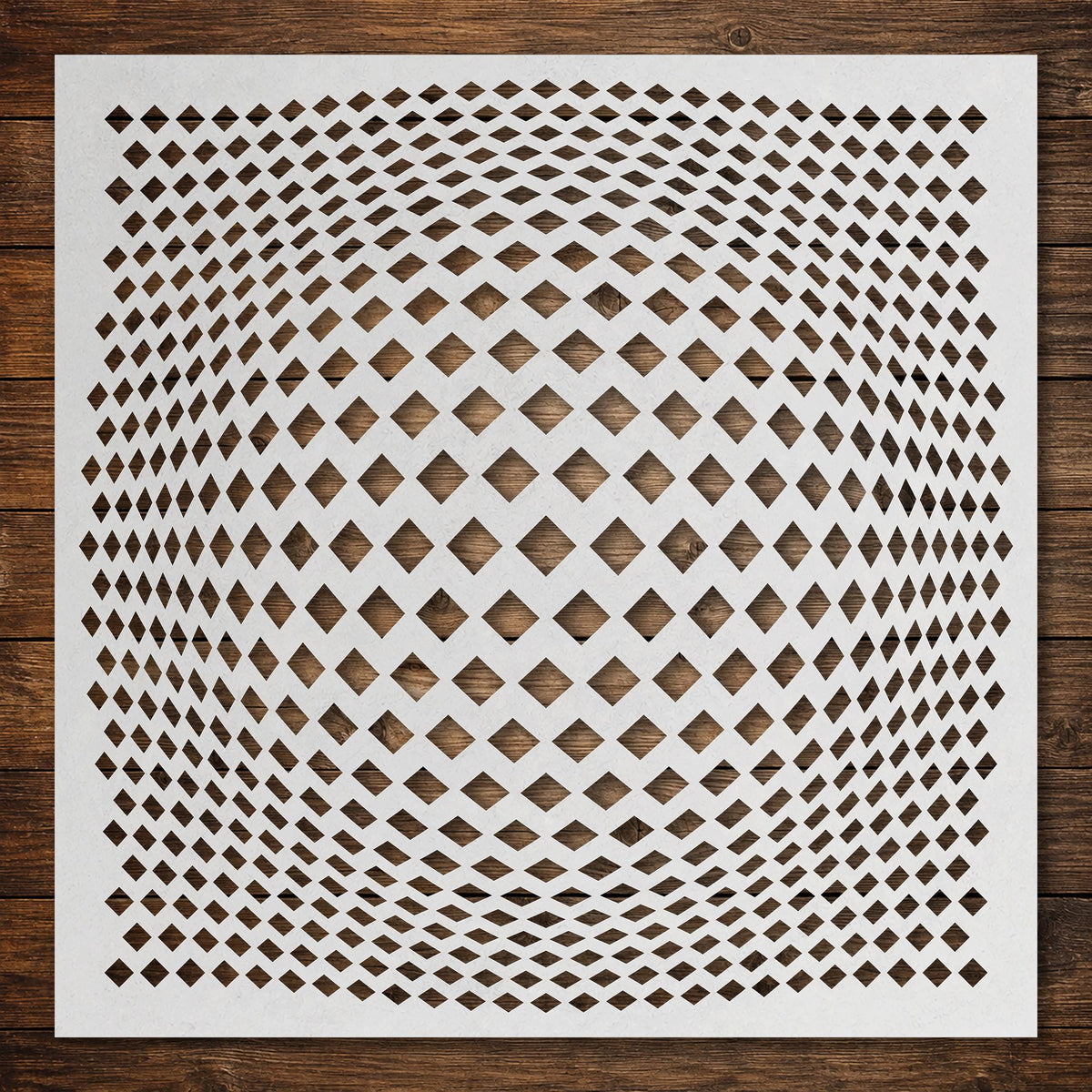 Geometric Grid #5 reusable Mylar stencil