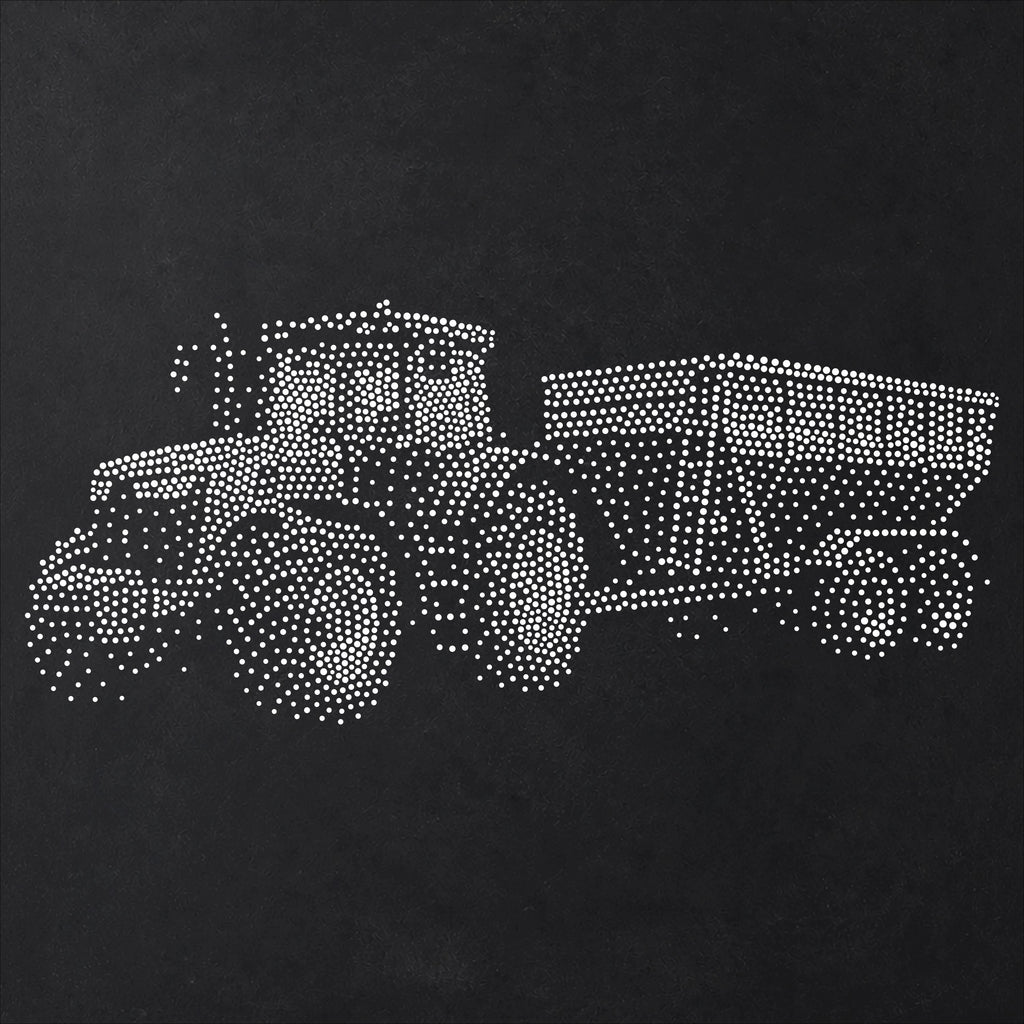 Tractor and Trailer reusable Mylar stencil