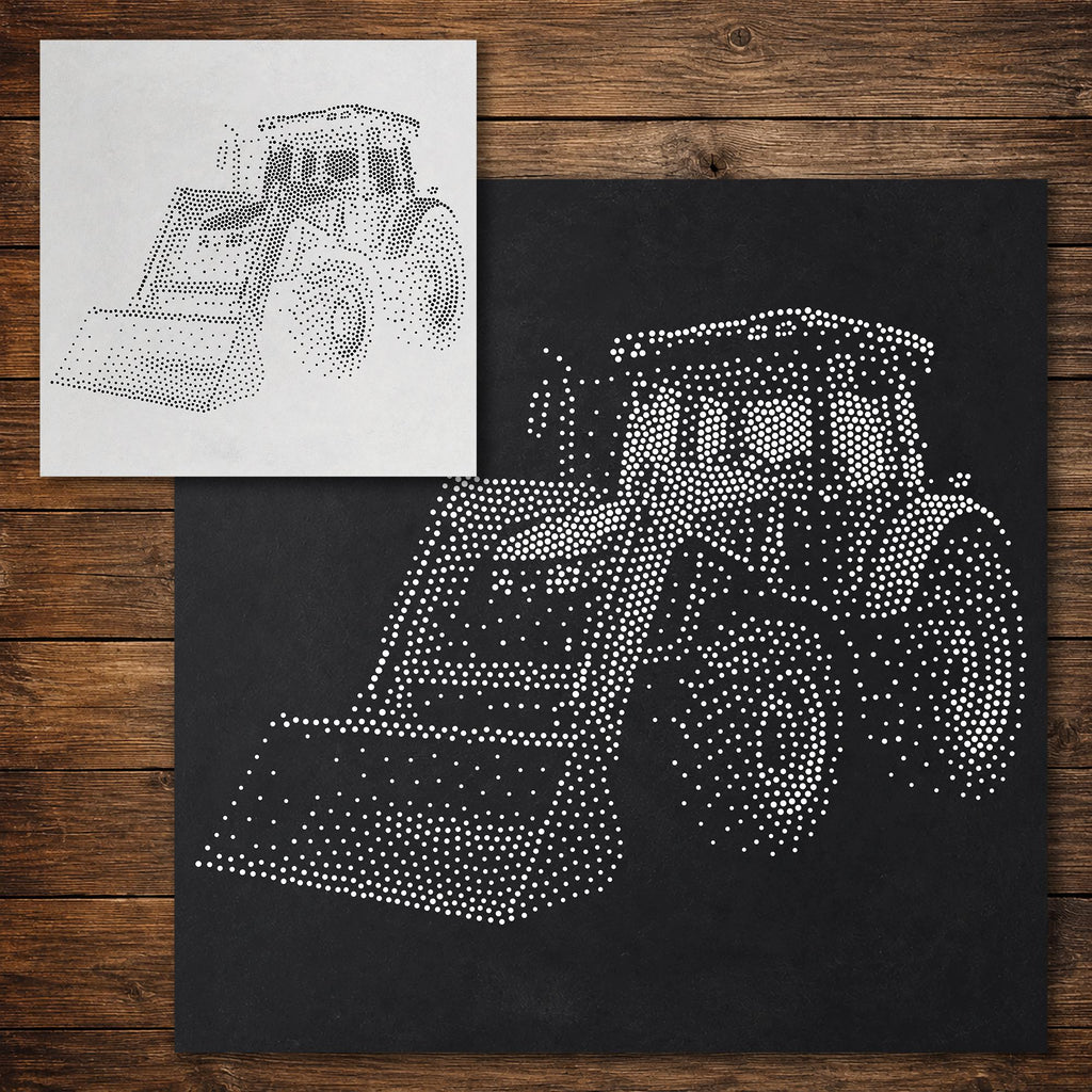 Tractor Front Loader reusable Mylar stencil