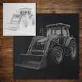 Tractor Front Loader reusable Mylar stencil