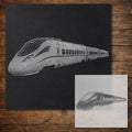 Bullet Train reusable Mylar stencil