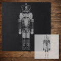 Nutcracker Soldier reusable Mylar stencil