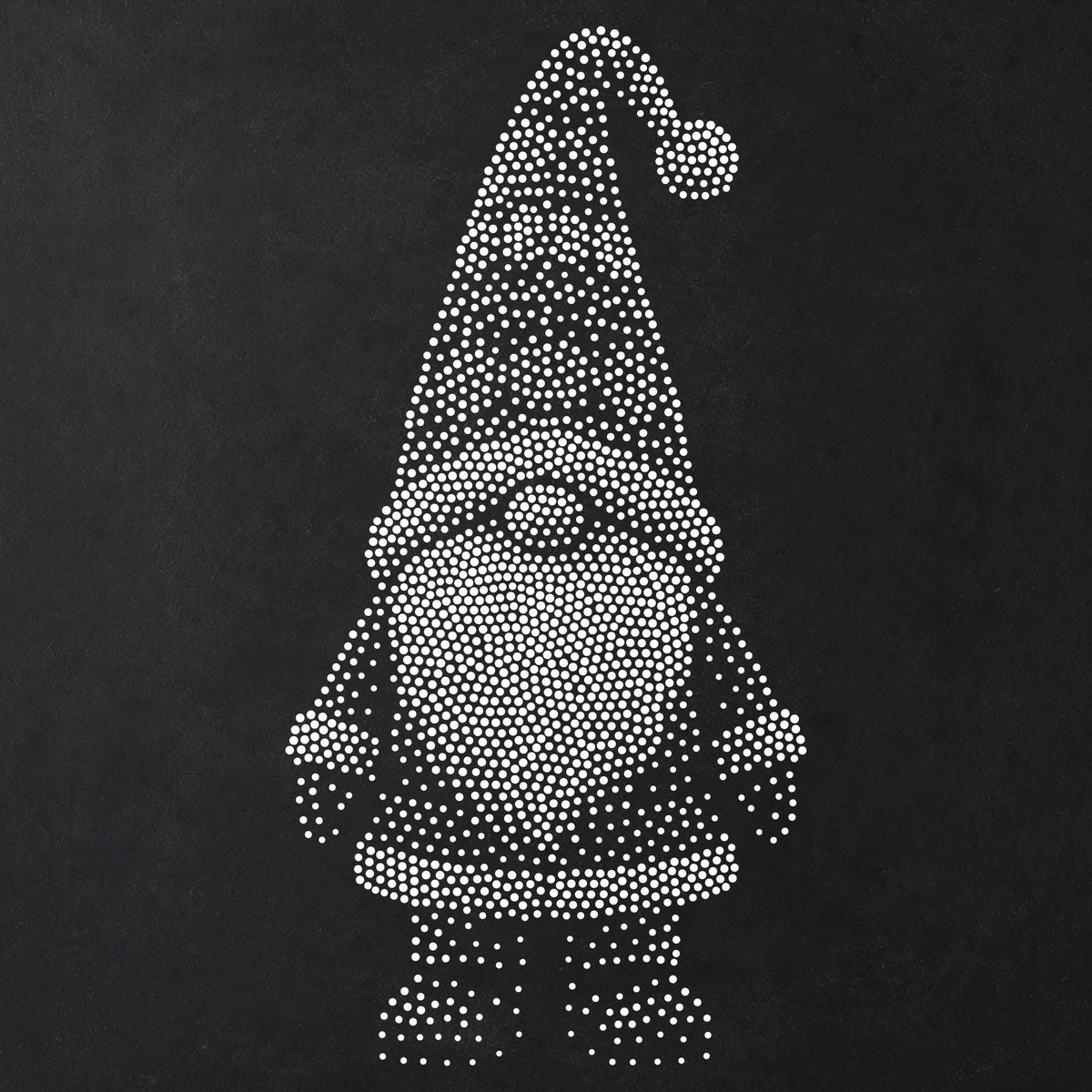Christmas Gnome reusable Mylar stencil