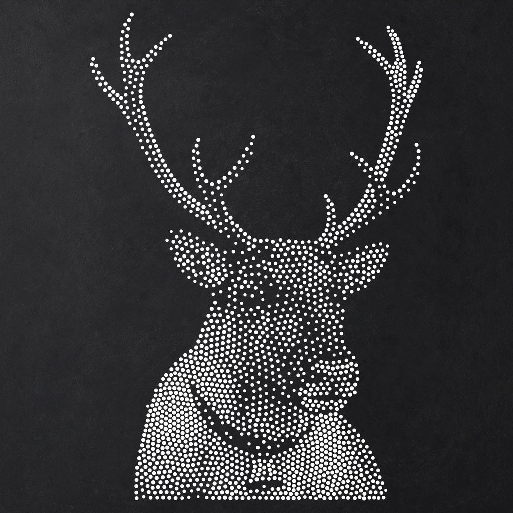 Christmas Reindeer reusable Mylar stencil