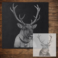 Christmas Reindeer reusable Mylar stencil