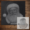 Father Christmas reusable Mylar stencil