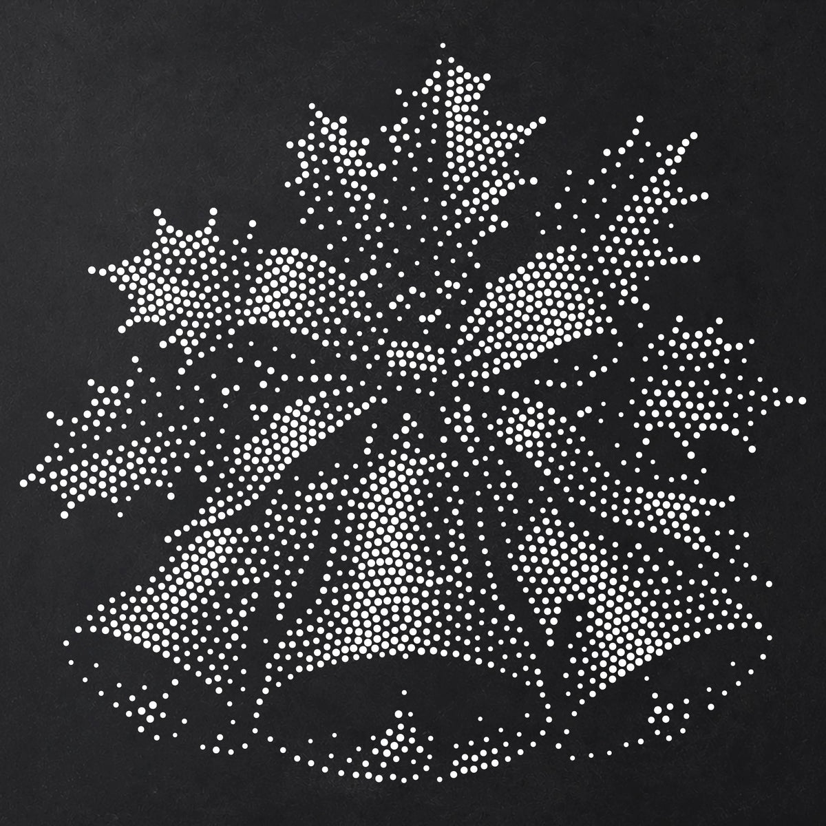 Christmas Bells reusable Mylar stencil