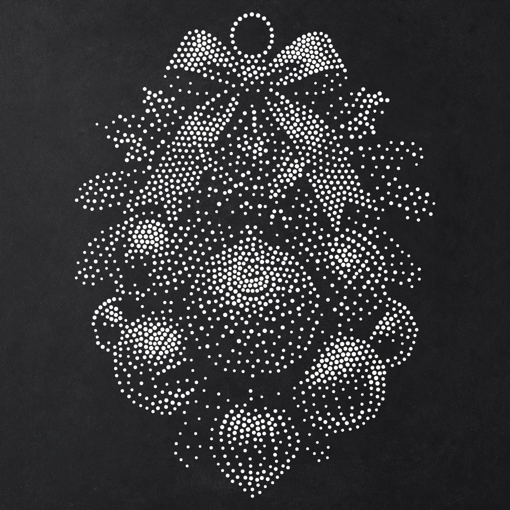 Christmas Bauble Bouquet reusable Mylar stencil