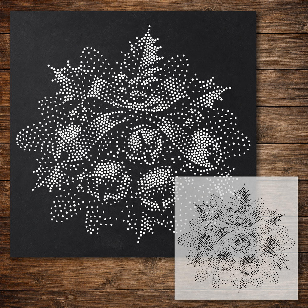 Christmas Bell Holiday reusable Mylar stencil