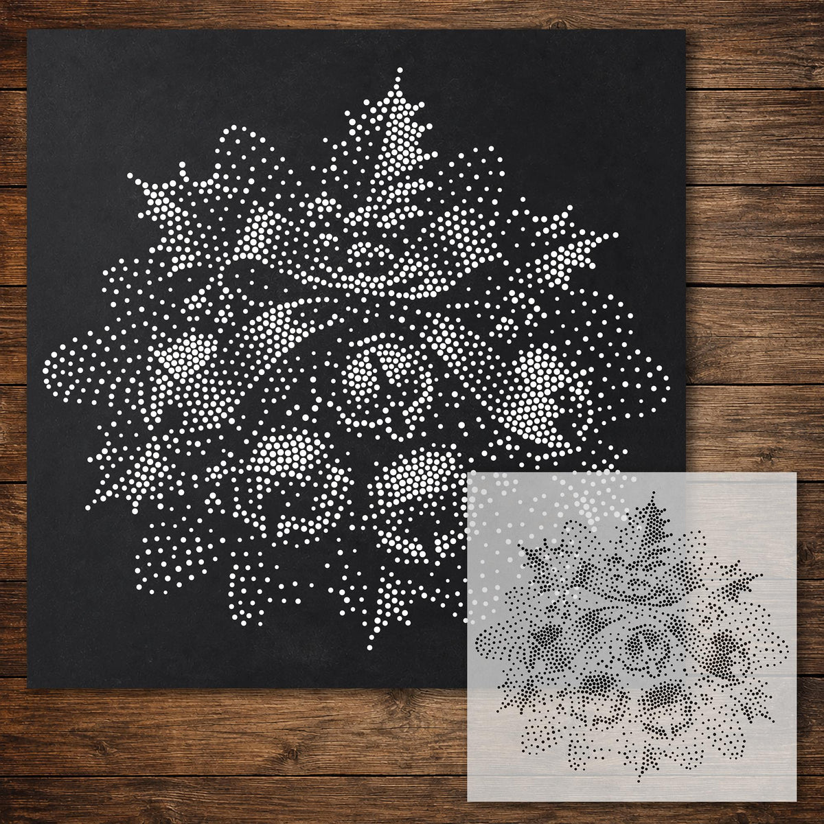 Christmas Bell Holiday reusable Mylar stencil