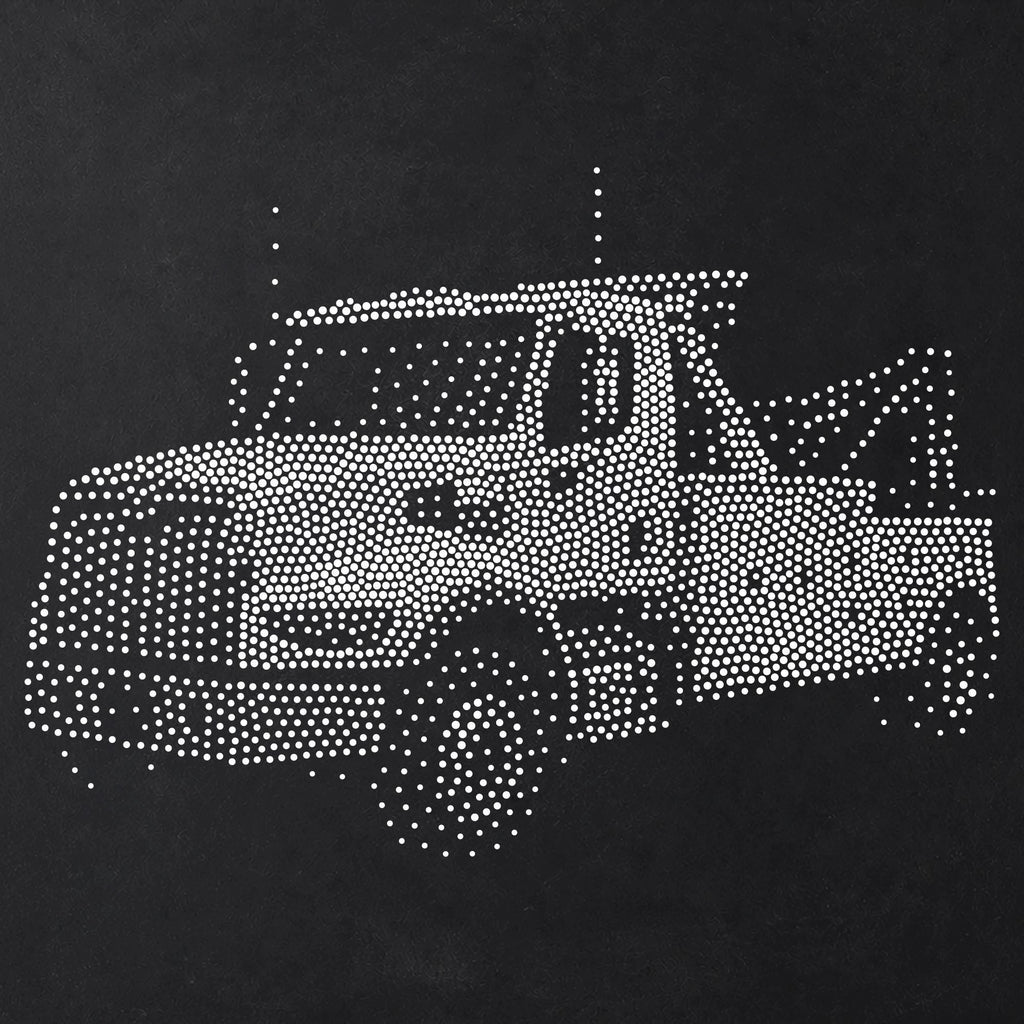 Tow Truck reusable Mylar stencil