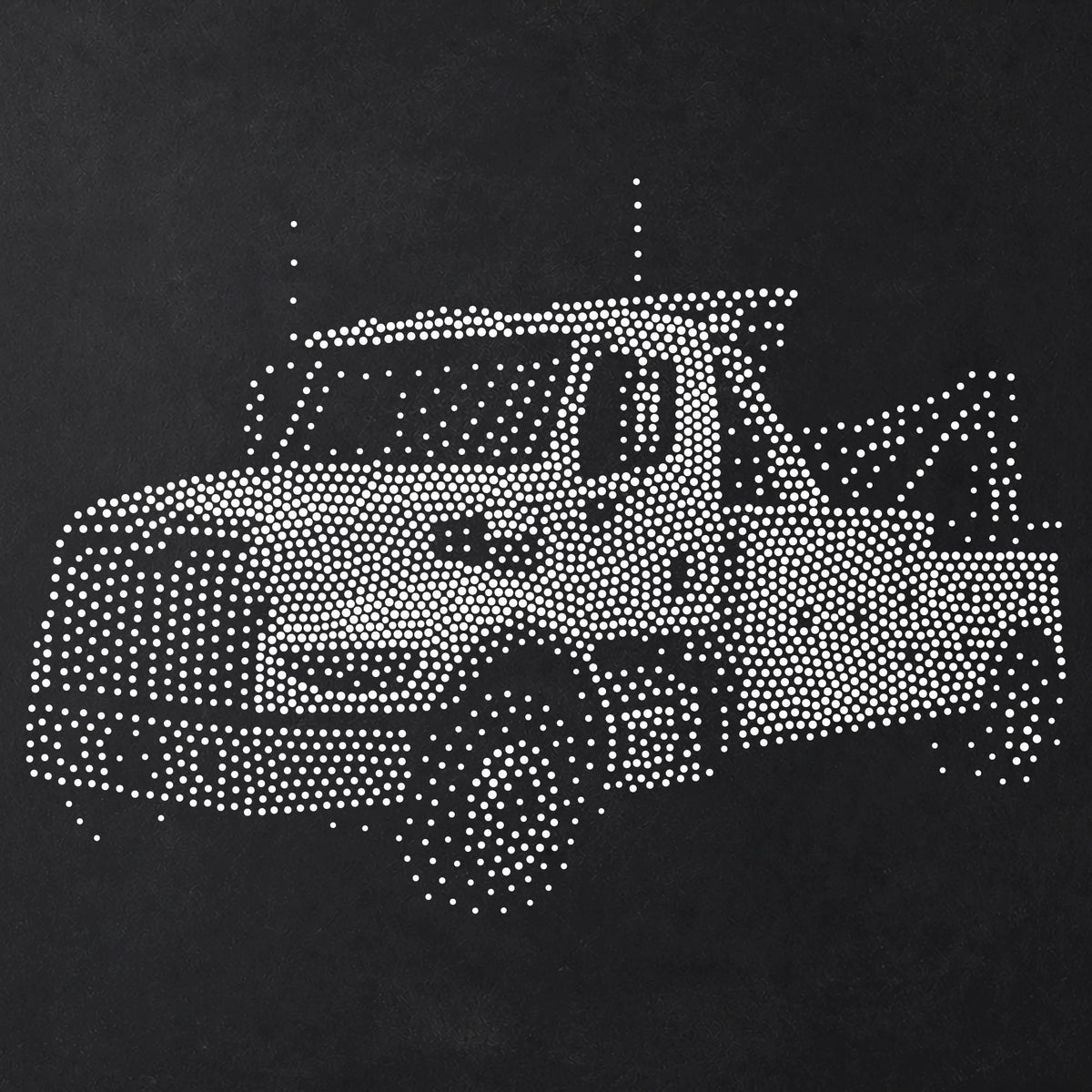 Tow Truck reusable Mylar stencil