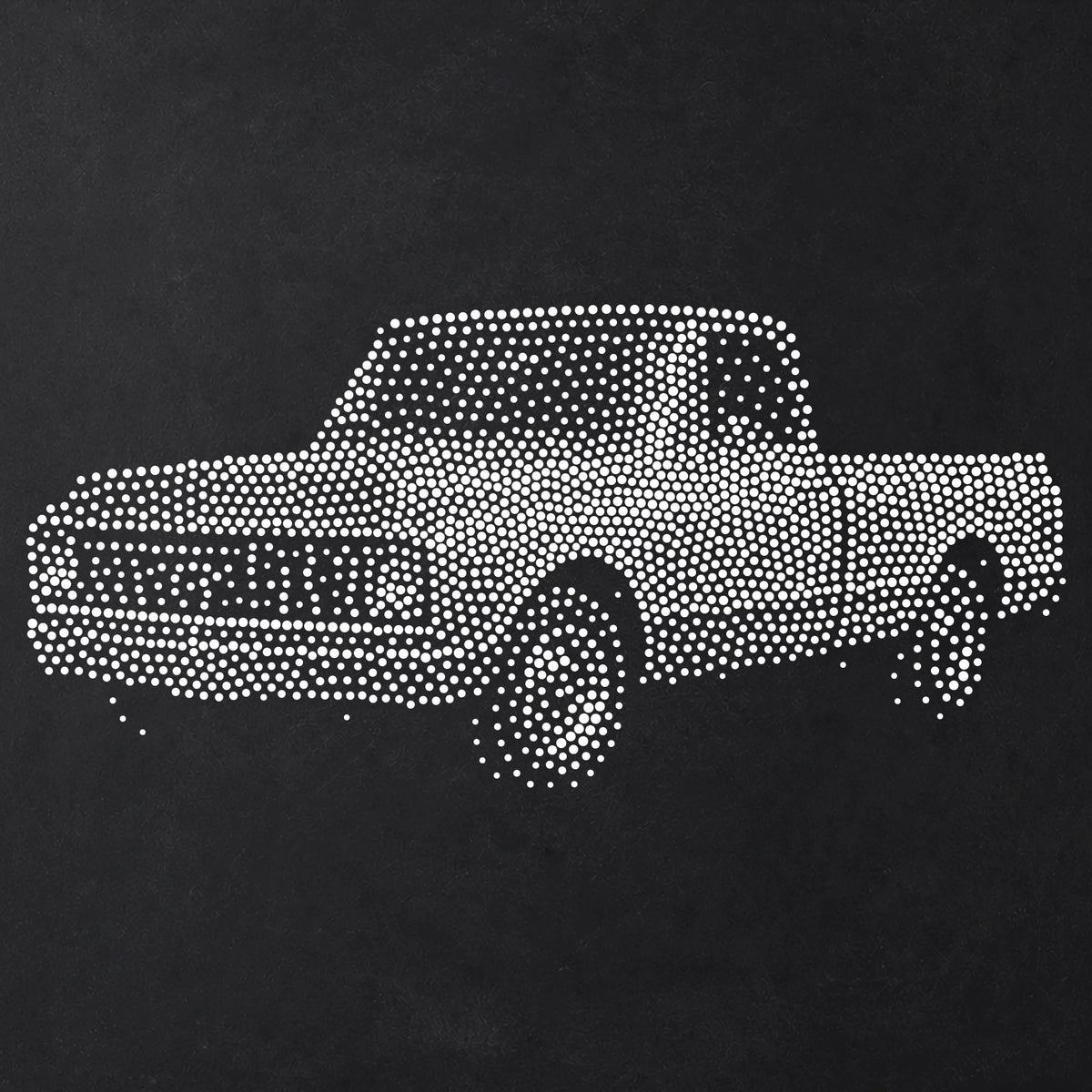 Classic Pickup Truck reusable Mylar stencil