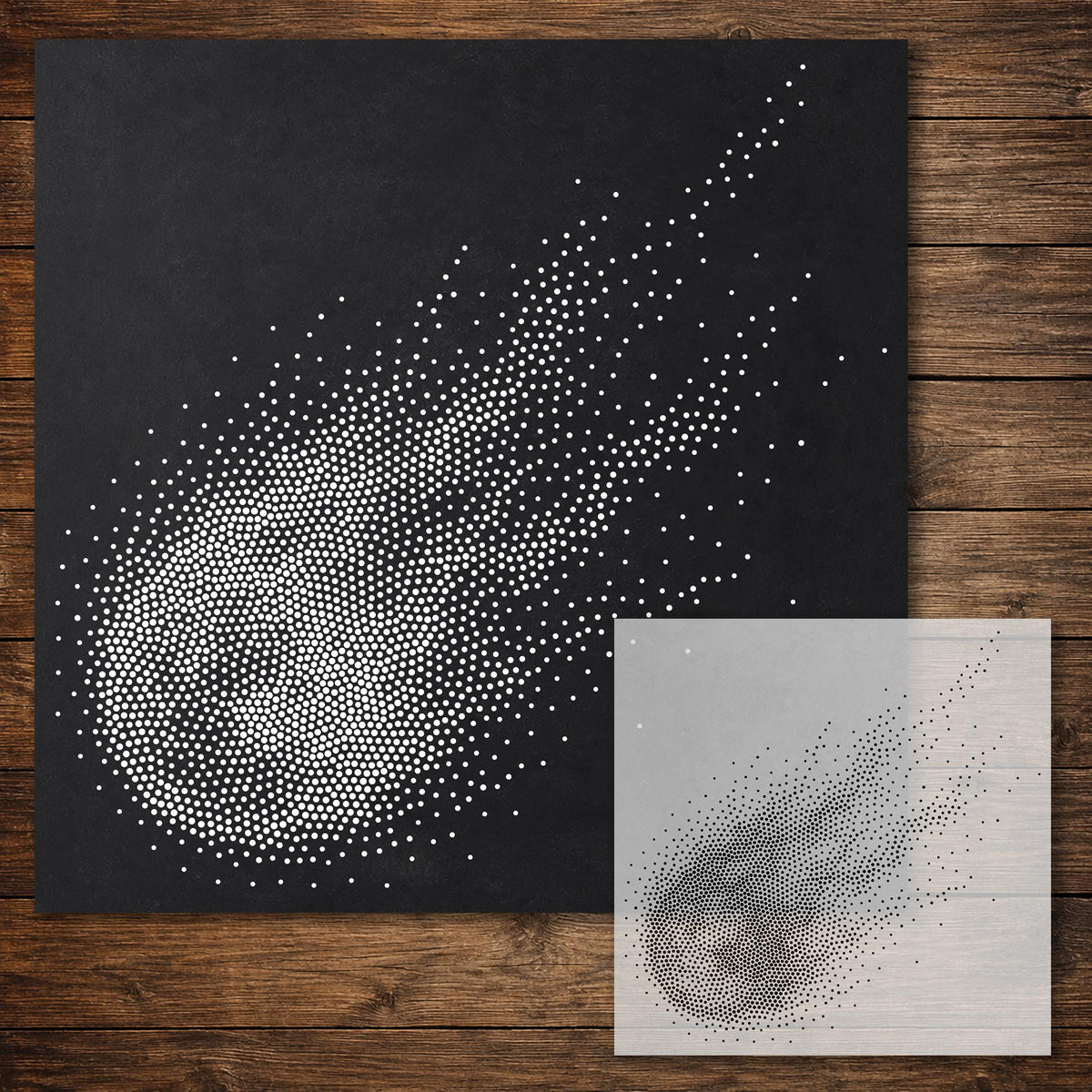 Fireball reusable Mylar stencil